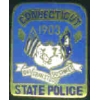 CONNECTICUT STATE POLICE MINI PATCH PIN